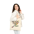 Bull Power Tote Bag - Colorful Charging Bull Canvas Tote