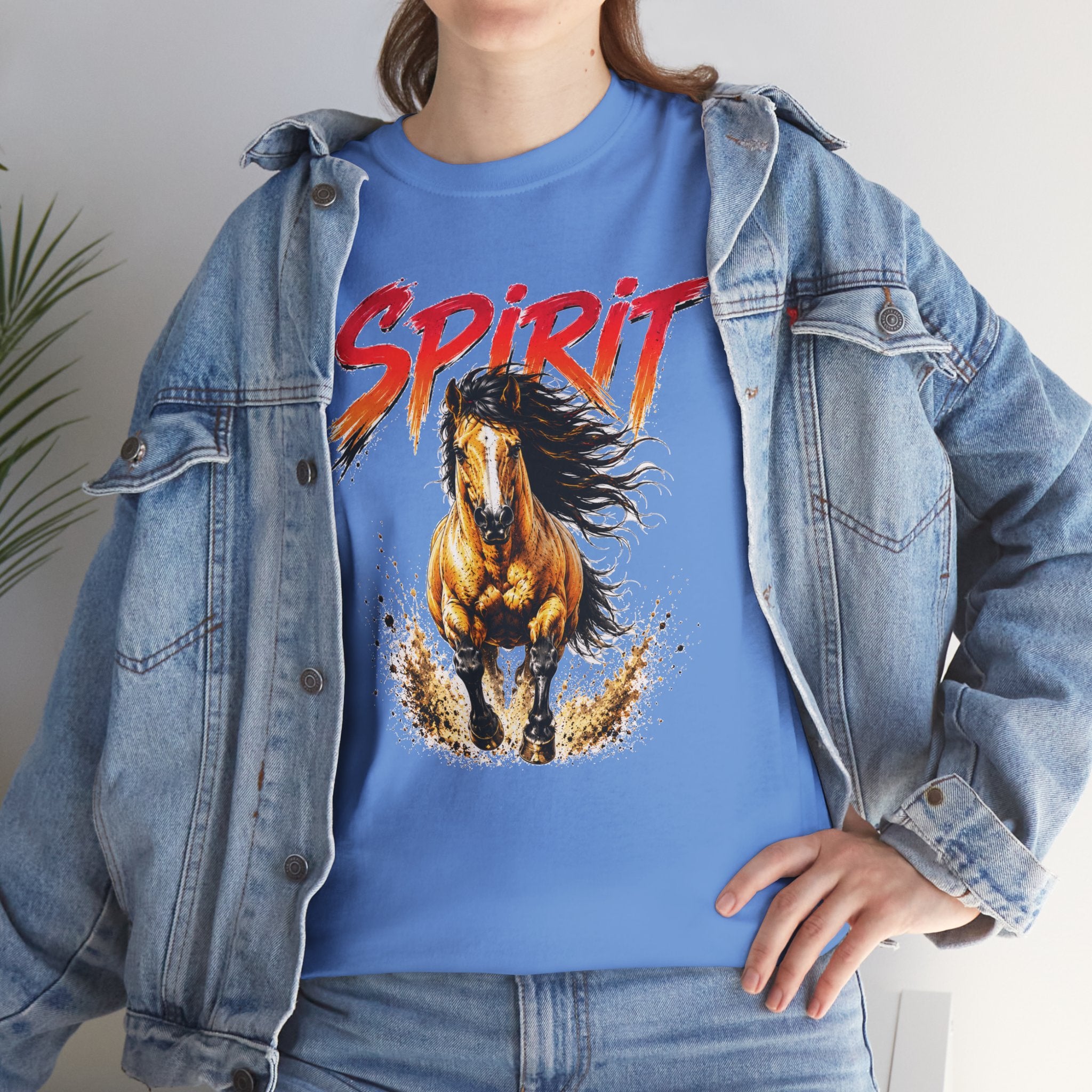 Spirit Running Horse T-Shirt — Wild Mustang Graphic Tee