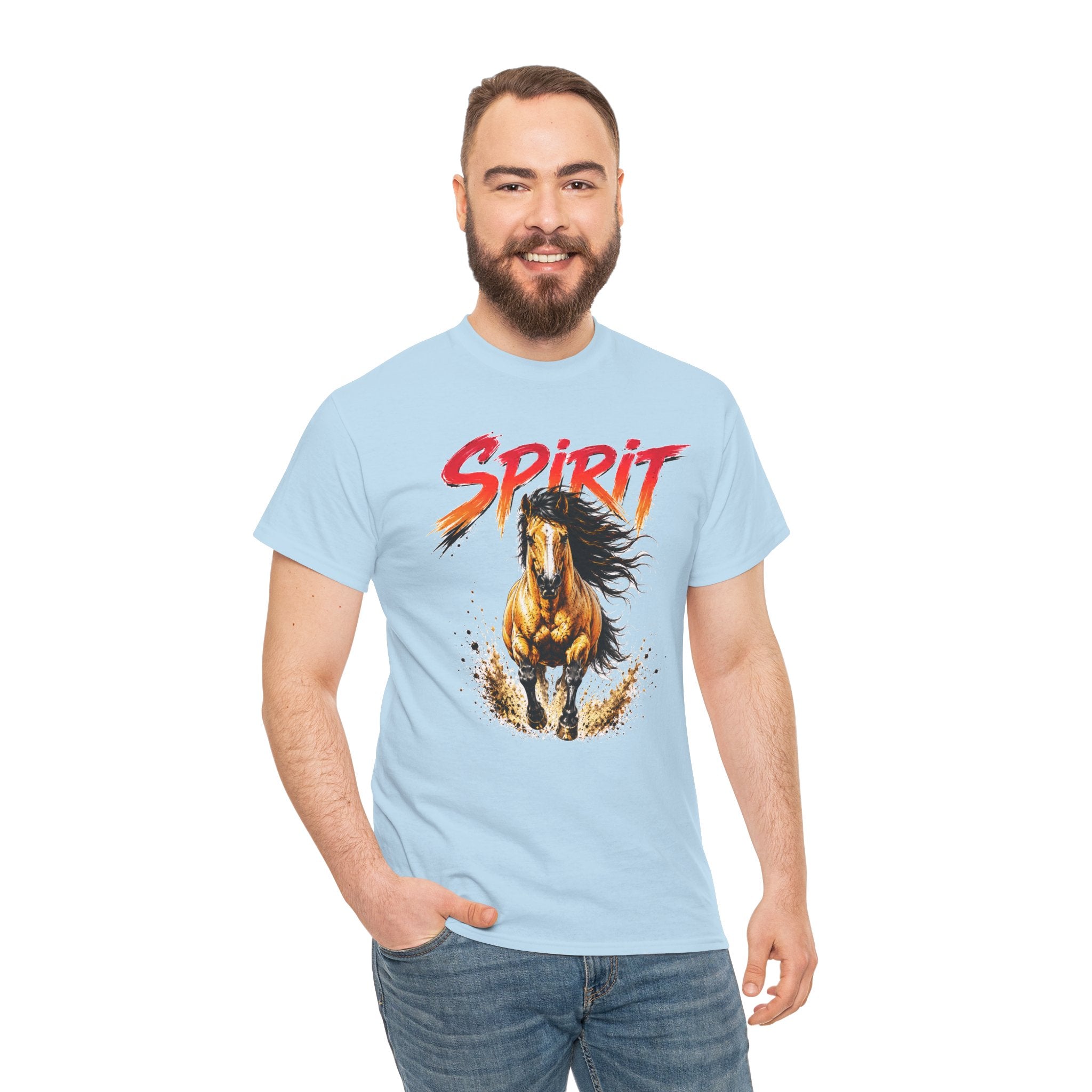 Spirit Running Horse T-Shirt — Wild Mustang Graphic Tee