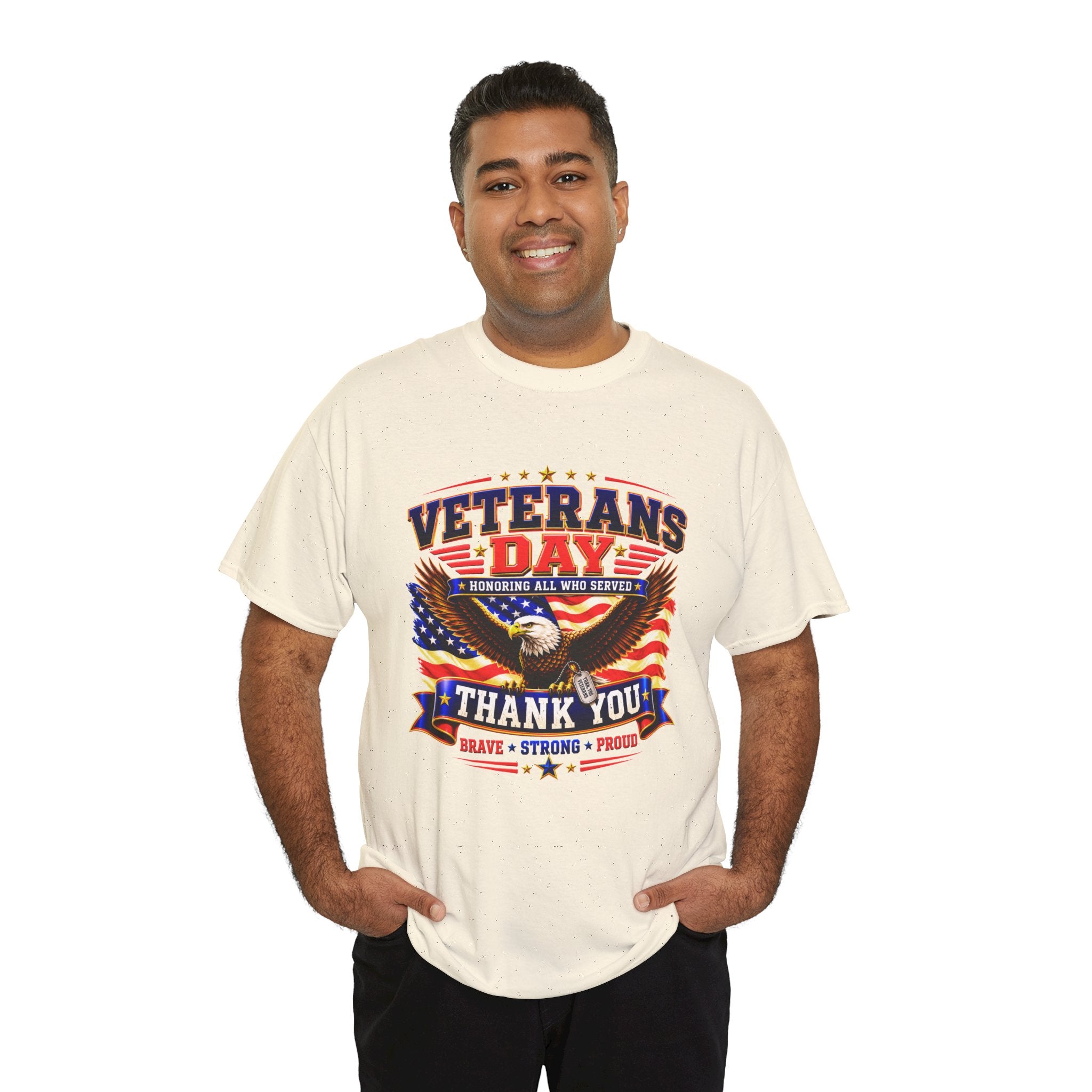 Veterans Day Eagle T-Shirt – "Thank You" Patriotic Tribute Tee