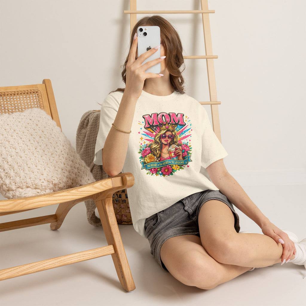 Mama Floral Shirt, Mom Graphic Tee, Gift for Mom, Colorful Vintage Mom T-Shirt, Cute Mama Shirt, Mother's Gift, Mom Life Tee