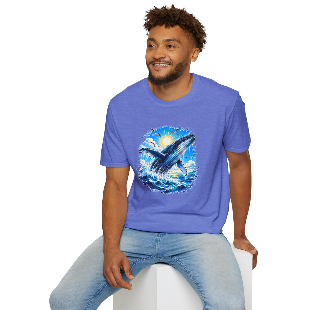 Whale Shirt, Ocean T-Shirt, Humpback Whale Shirt, Sea Life Tee, Beach Lover Gift, Ocean Lover Shirt