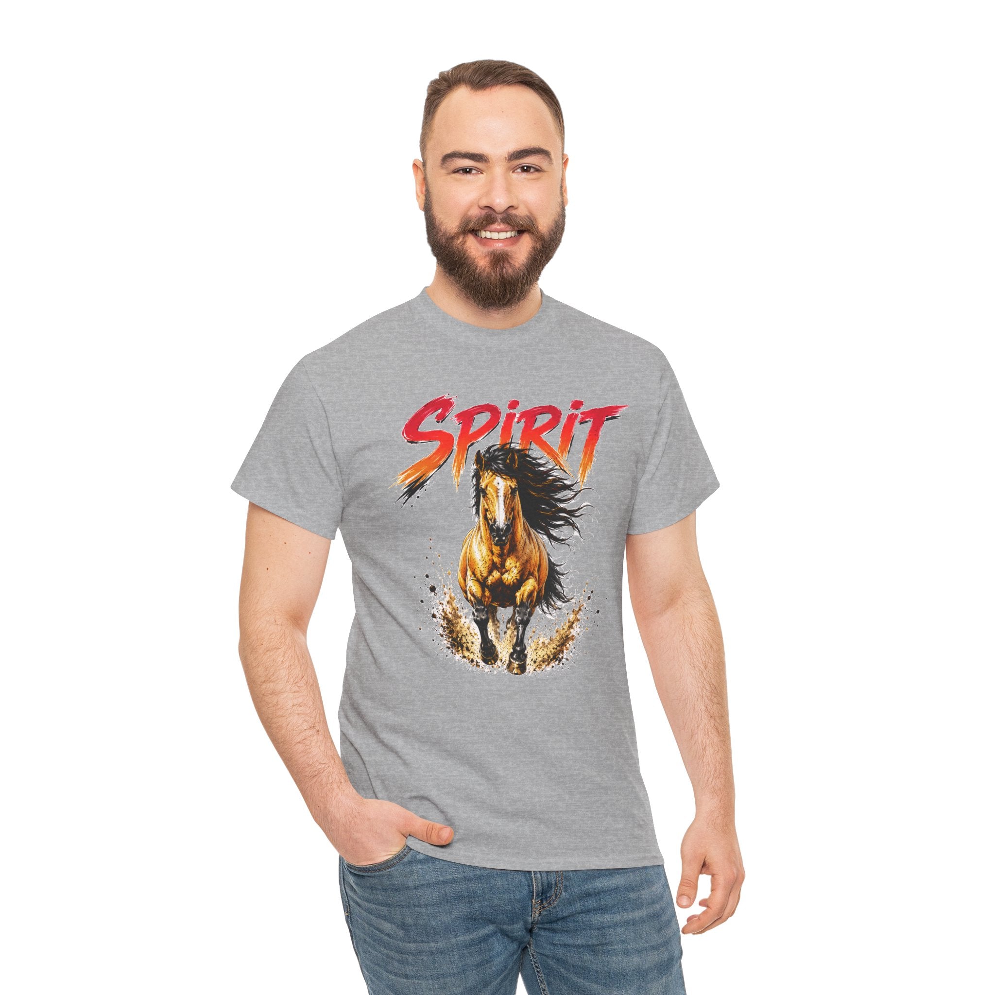 Spirit Running Horse T-Shirt — Wild Mustang Graphic Tee