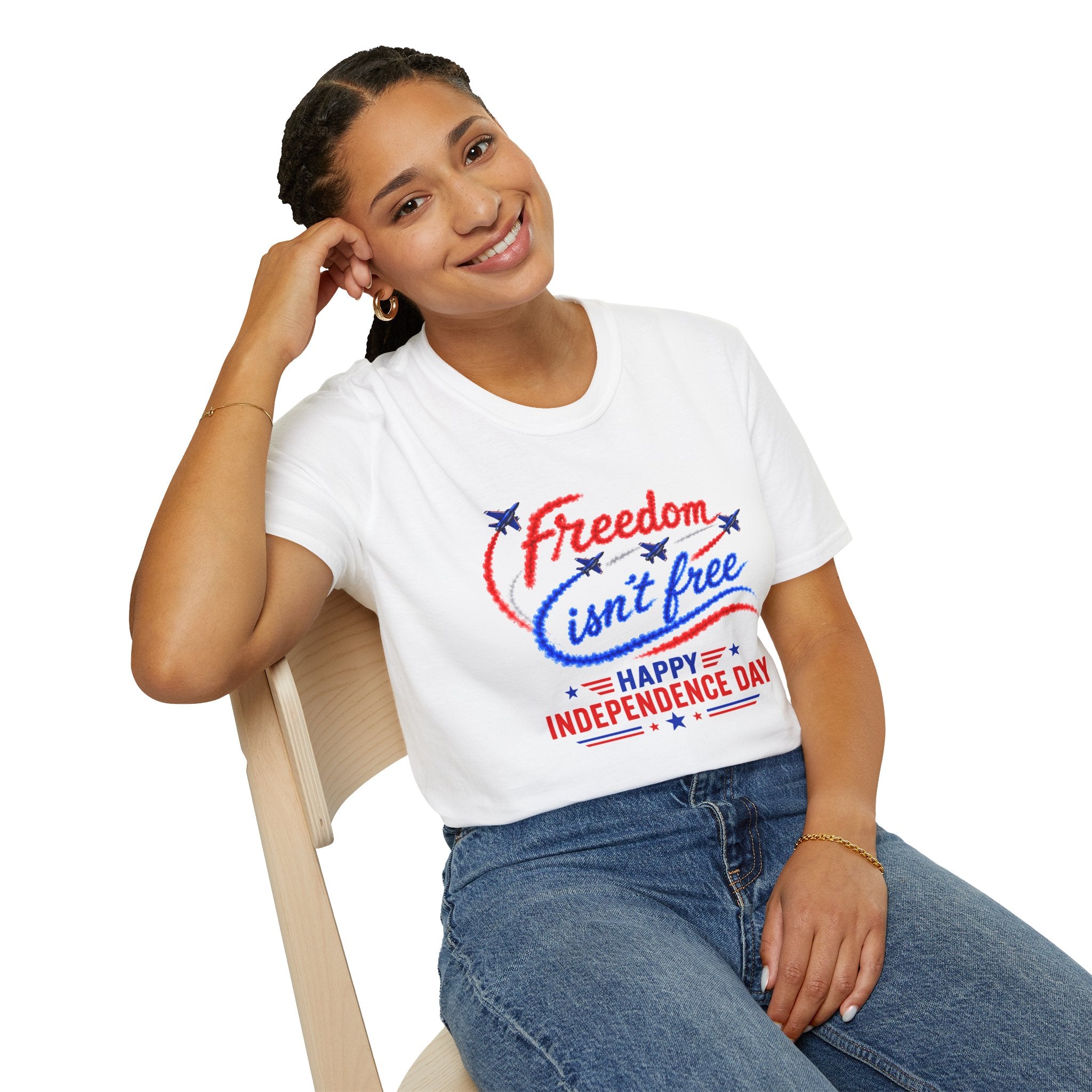 Freedom Isn't Free Shirt, Patriotic 4th of July T-Shirt, Independence Day Tee, USA Flag Graphic Tee, Military Support Gift