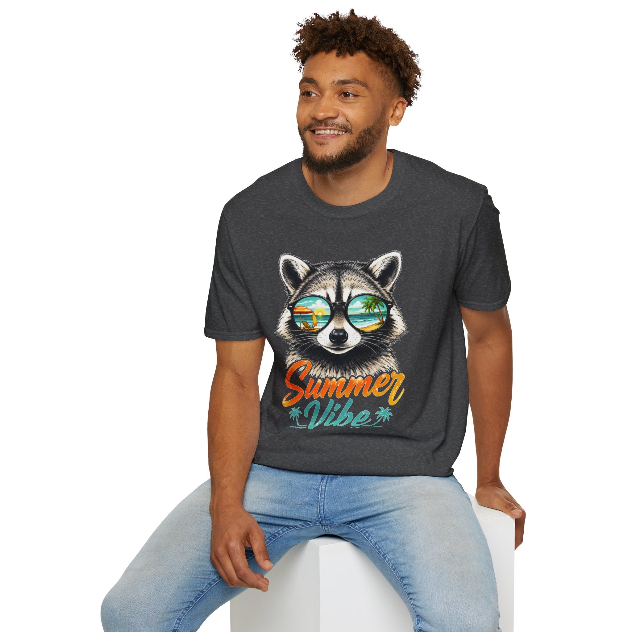 Summer Vibe Raccoon T-Shirt