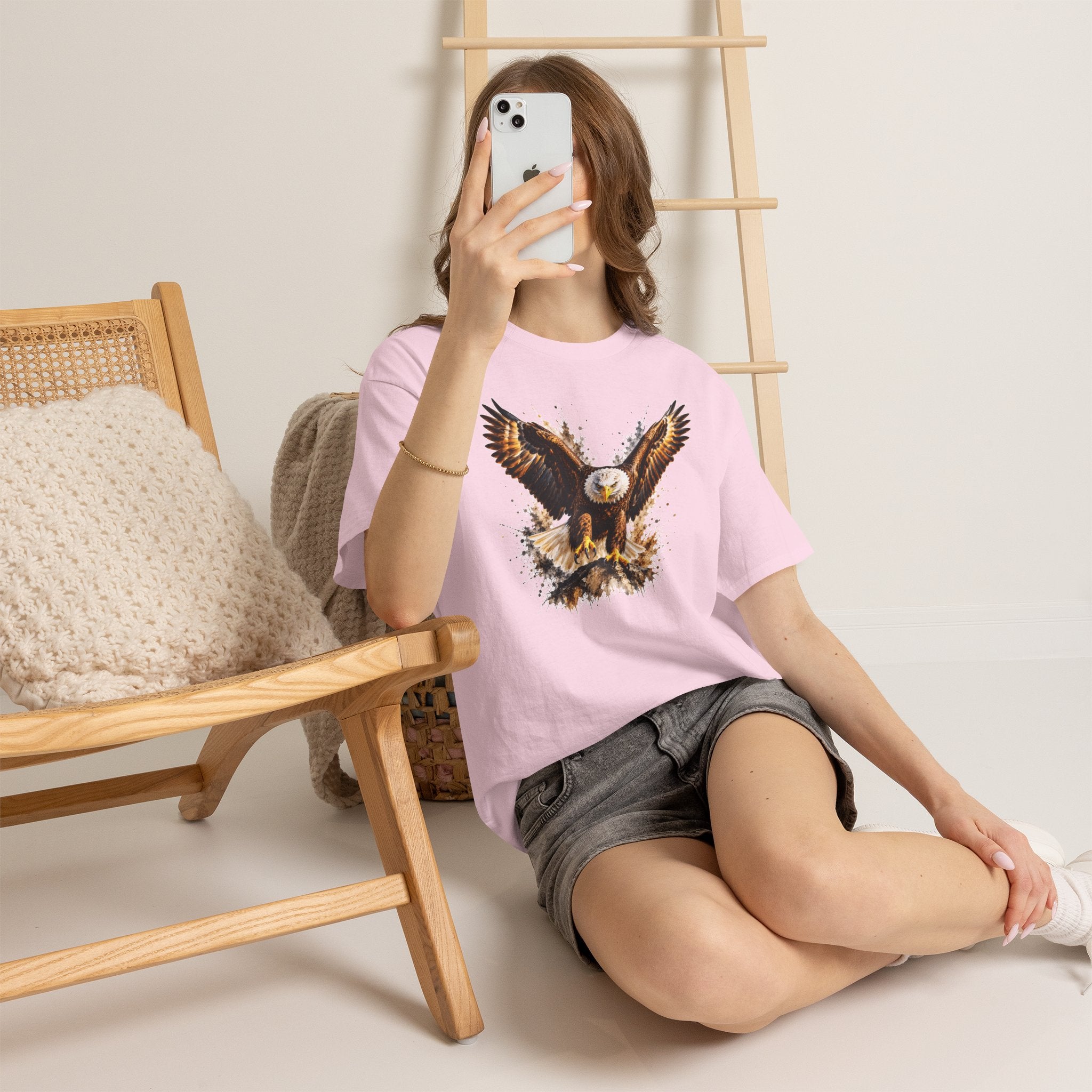 Majestic Bald Eagle T-Shirt, Eagle Graphic Tee, Patriotic Wildlife Shirt, Unisex Bird Lover Tee, American Eagle Gift