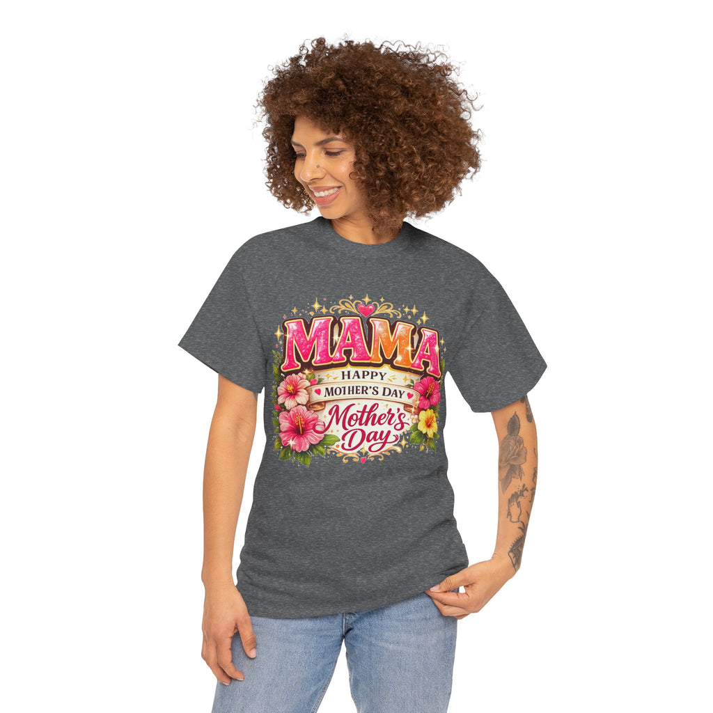Mama Floral Shirt for Women, Mother's Day Gift for Mom, Cute Flower Graphic Tee, Mama Life T-Shirt, Birthday Gift for Mother, Mom Appreciation Gift