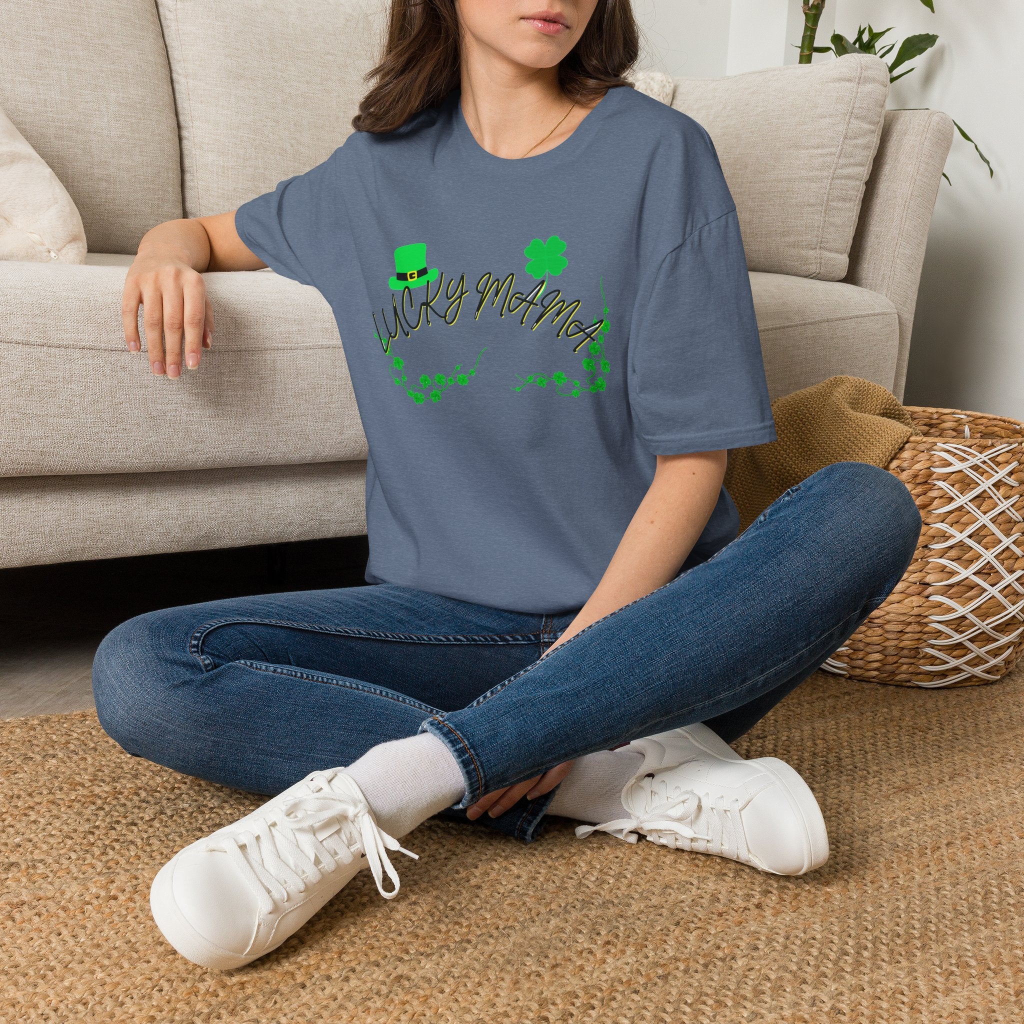 Lucky Mama T-Shirt — St. Patrick’s Day Shamrock Tee for Moms
