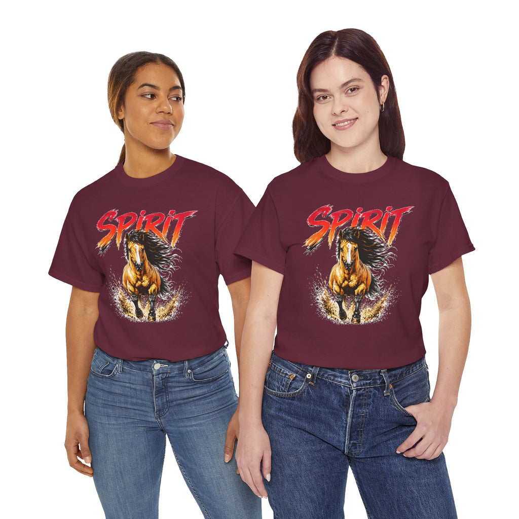 Spirit Running Horse T-Shirt — Wild Mustang Graphic Tee