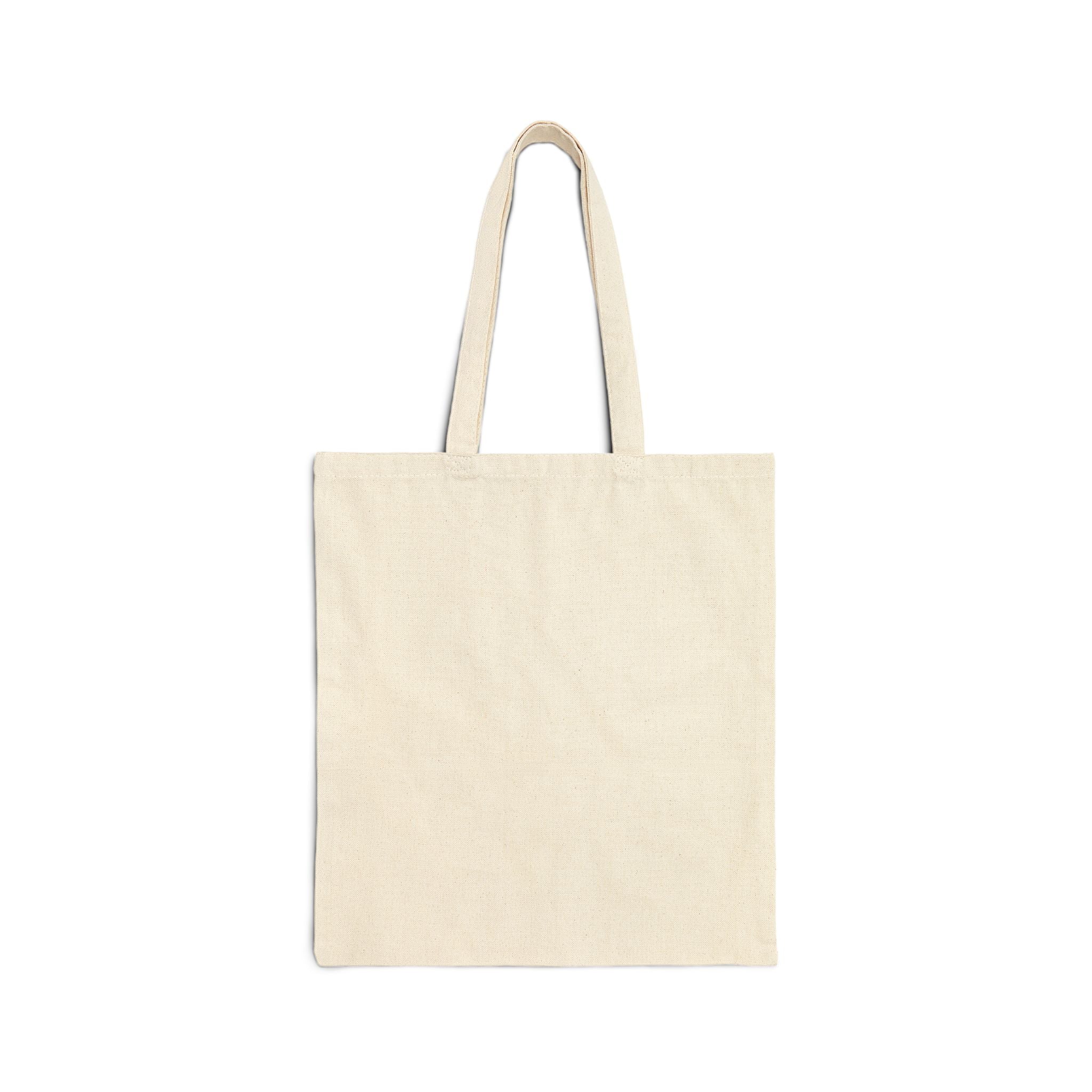 Tote Bag - Colorful Grinning Skull Canvas Tote ,Halloween, Gothic Streetwear