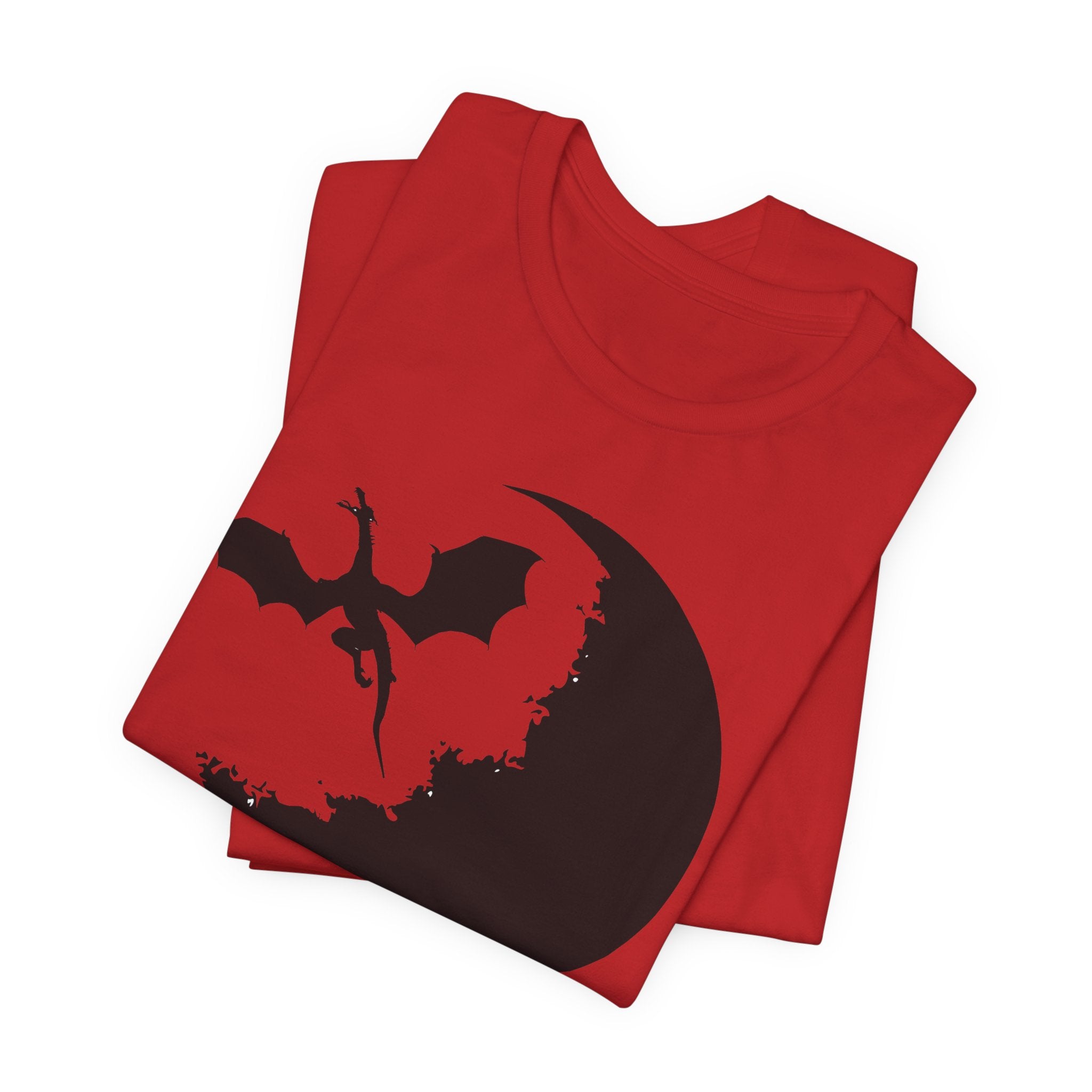 Bat Silhouette Moon T-Shirt — Gothic Halloween Tee