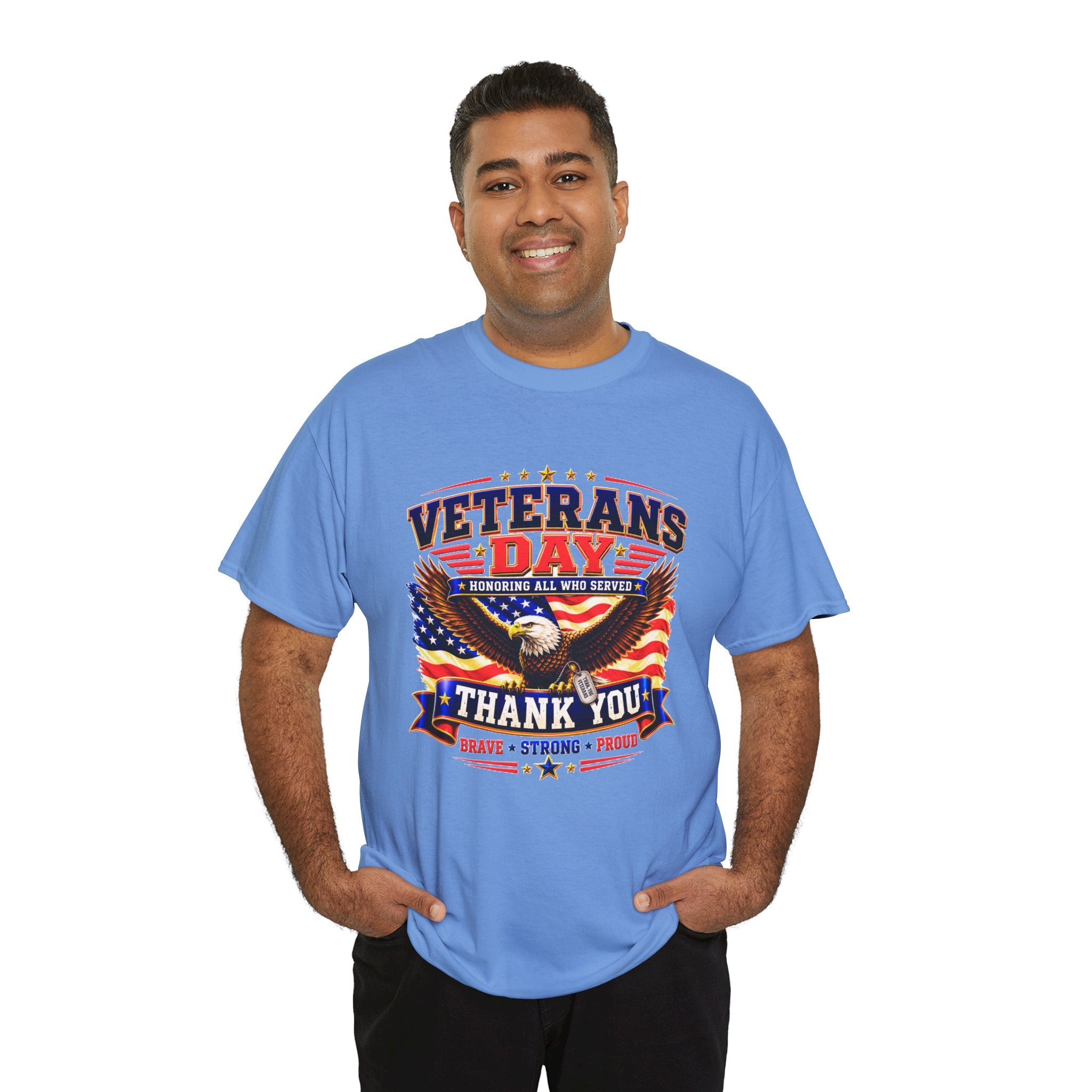 Veterans Day Eagle T-Shirt – "Thank You" Patriotic Tribute Tee
