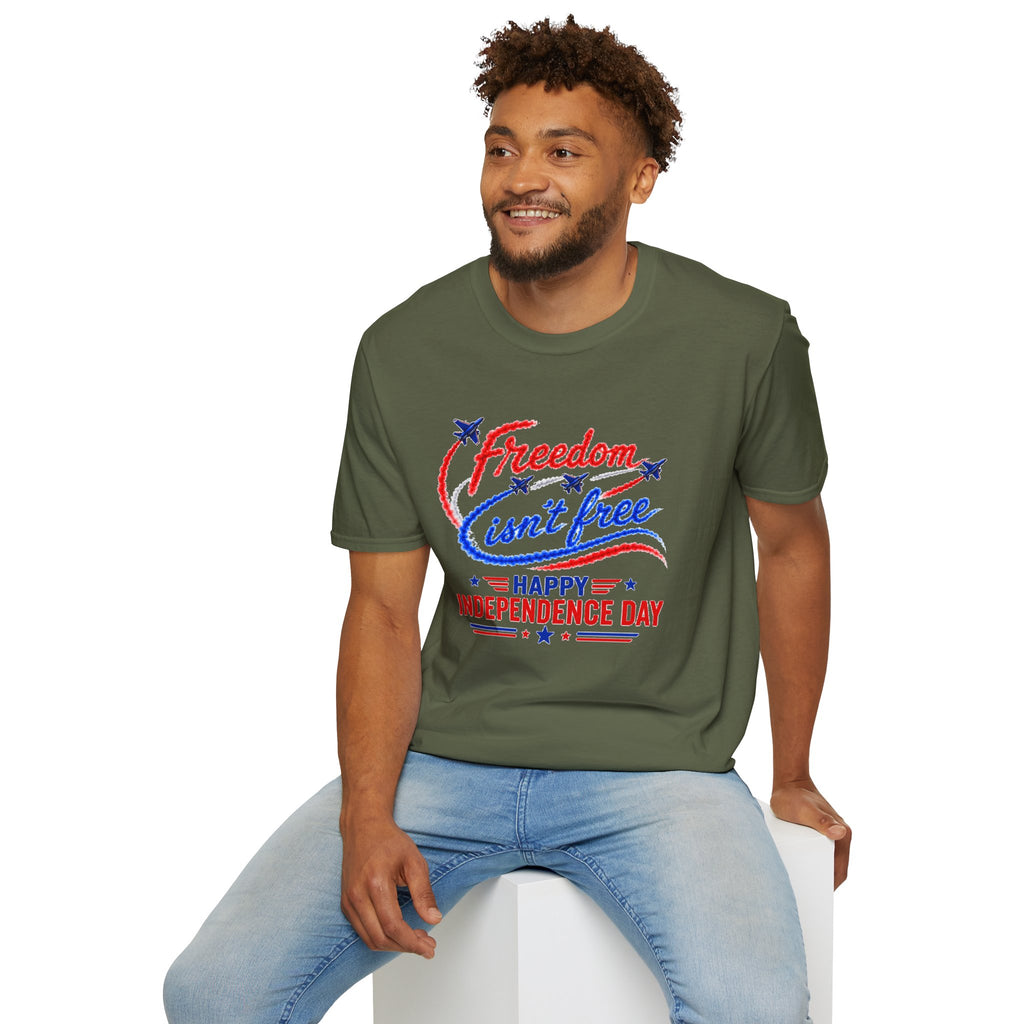 Freedom Isn't Free Shirt, Patriotic 4th of July T-Shirt, Independence Day Tee, USA Flag Graphic Tee, Military Support Gift