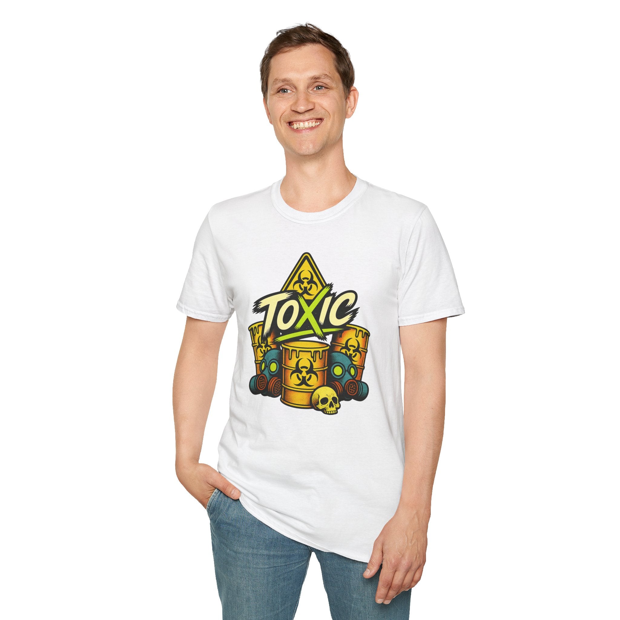 T-Shirt - Toxic Hazard Barrel Graphic Tee