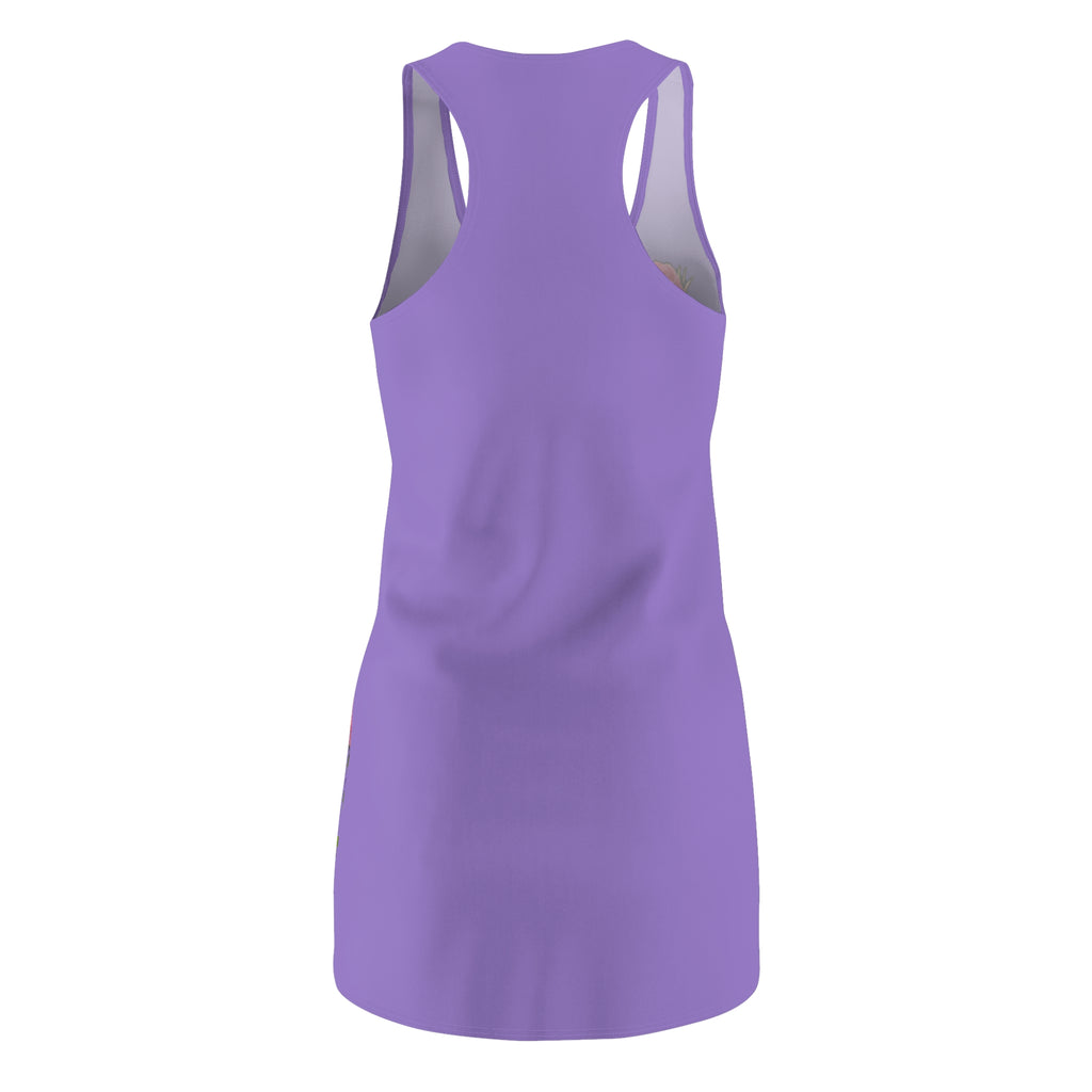 Lavender Rose Floral Dress | Women's Lightweight Summer Dress