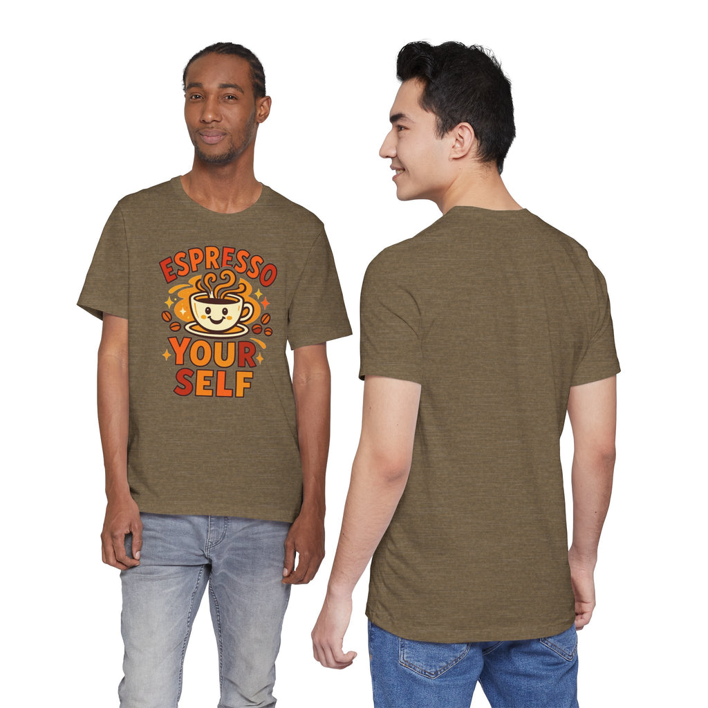 Espresso Yourself Coffee Tee — 'Espresso Your Self' Cute Coffee Cup Shirt
