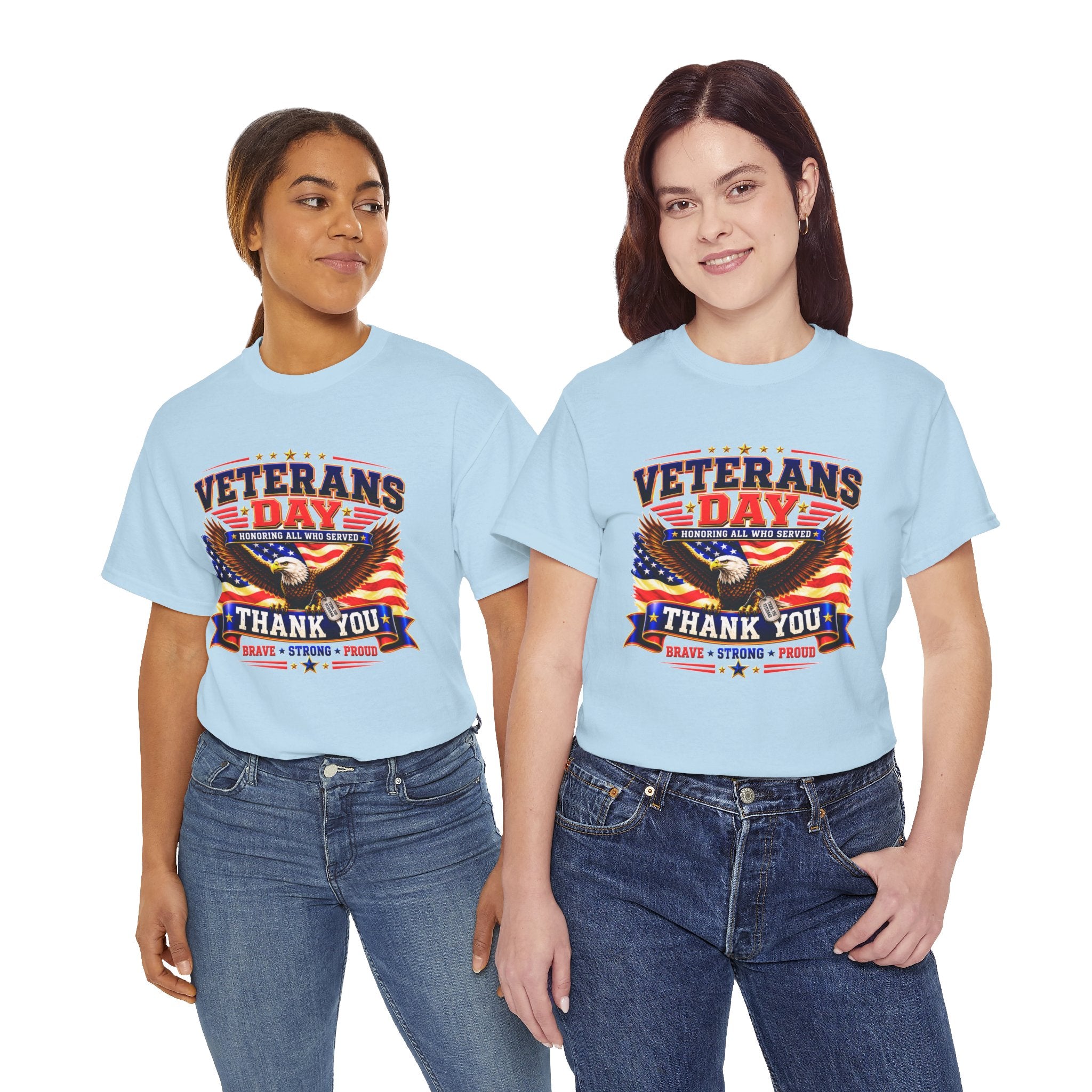 Veterans Day Eagle T-Shirt – "Thank You" Patriotic Tribute Tee