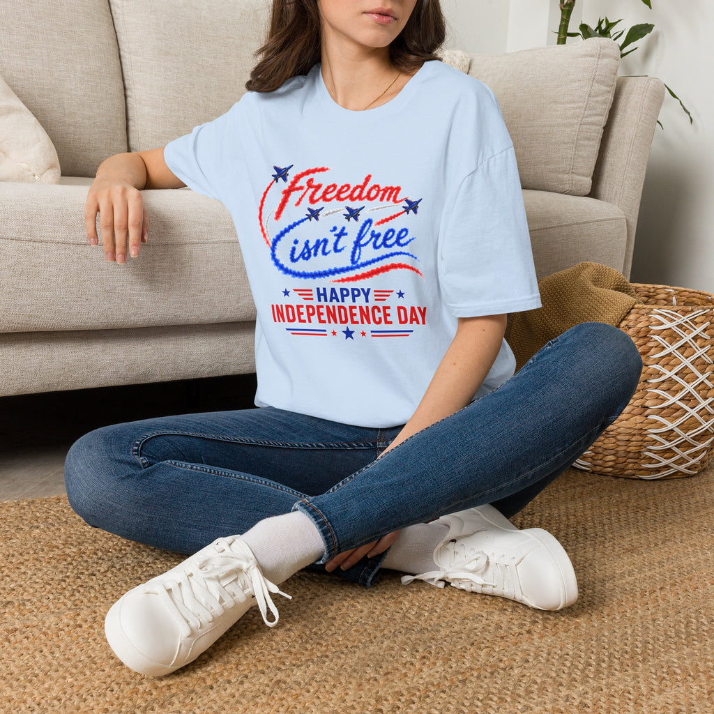 Freedom Isn't Free Shirt, Patriotic 4th of July T-Shirt, Independence Day Tee, USA Flag Graphic Tee, Military Support Gift