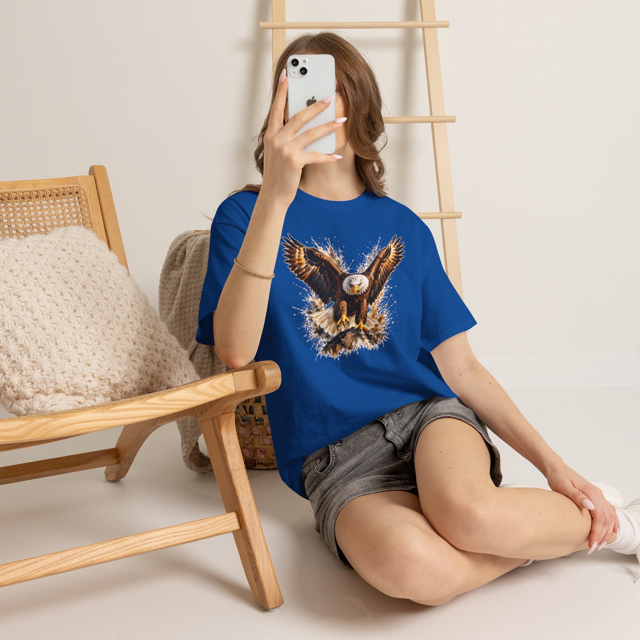 Majestic Bald Eagle T-Shirt, Eagle Graphic Tee, Patriotic Wildlife Shirt, Unisex Bird Lover Tee, American Eagle Gift