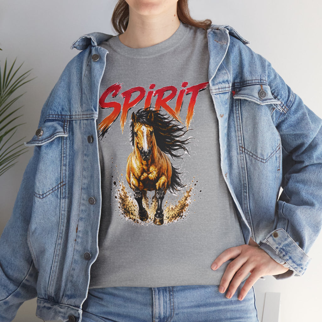 Spirit Running Horse T-Shirt — Wild Mustang Graphic Tee