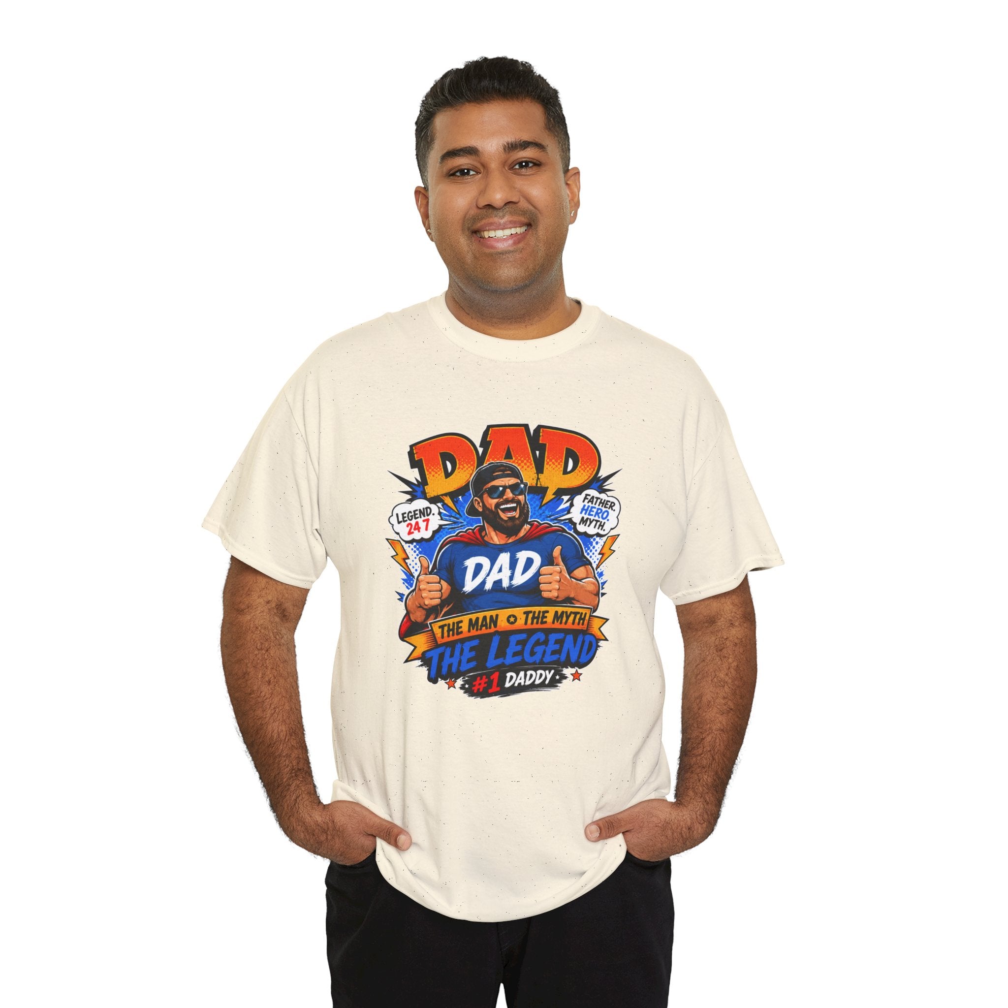Funny Dad Shirt, Dad The Legend Tee, Father's Day Gift for Dad, Cool Dad Graphic T-Shirt, Best Dad Ever Shirt, Dad Gift