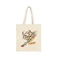 Power Bull Canvas Tote - Colorful Charging Bull Eco Tote Bag