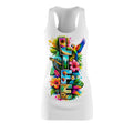 Tropical "Life" Racerback Dress — Floral Parrot Beach Sundress