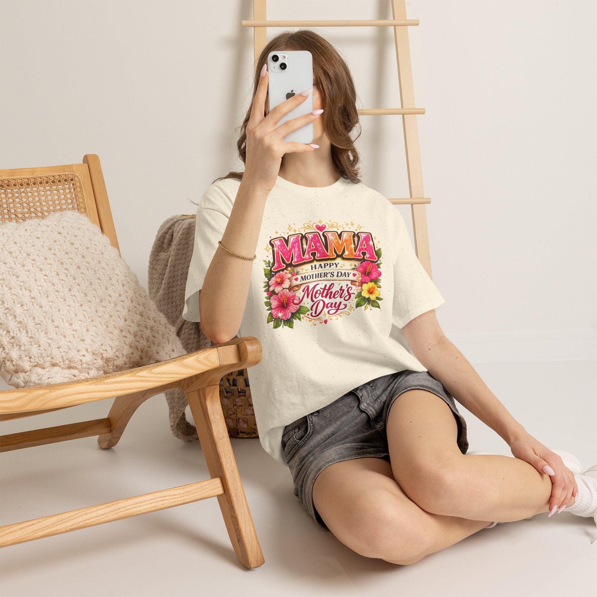 Mama Floral Shirt for Women, Mother's Day Gift for Mom, Cute Flower Graphic Tee, Mama Life T-Shirt, Birthday Gift for Mother, Mom Appreciation Gift
