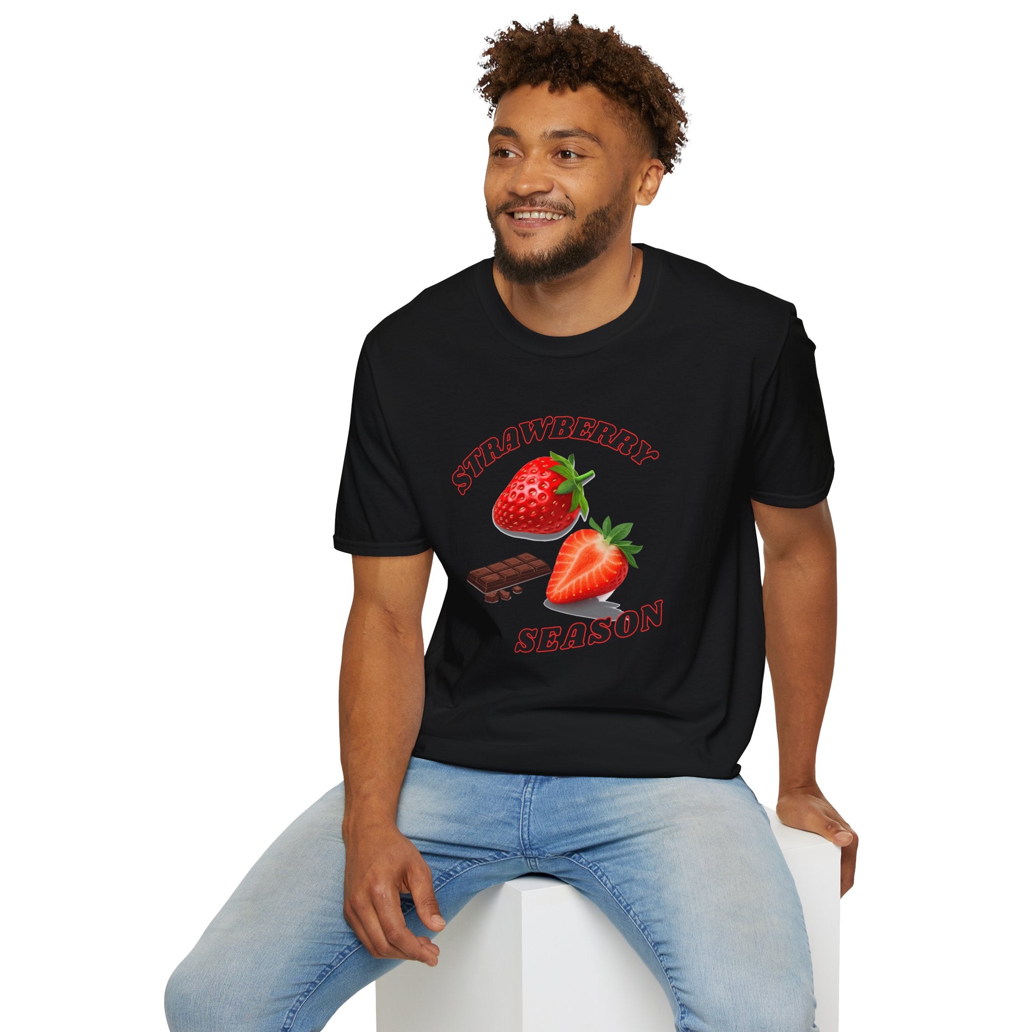 Strawberry Season T-Shirt — Retro Fruit Graphic Tee