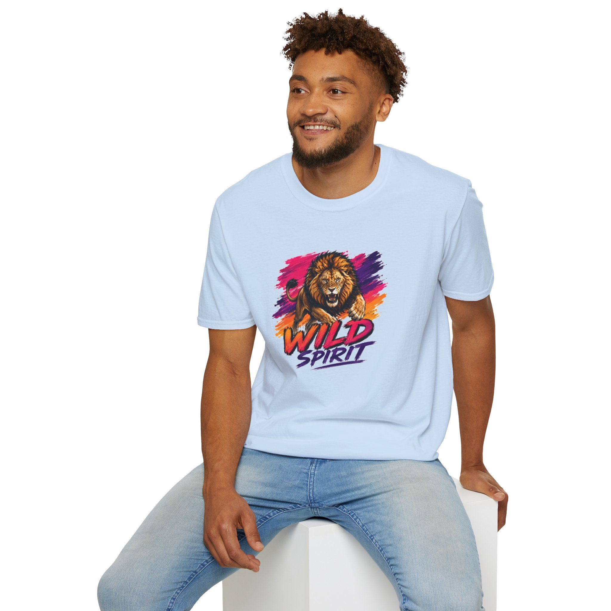 Lion T Shirt, Wild Spirit Shirt, Lion Graphic Tee, Animal Lover Shirt, Wildlife Shirt, Unisex T Shirt, Nature Gift