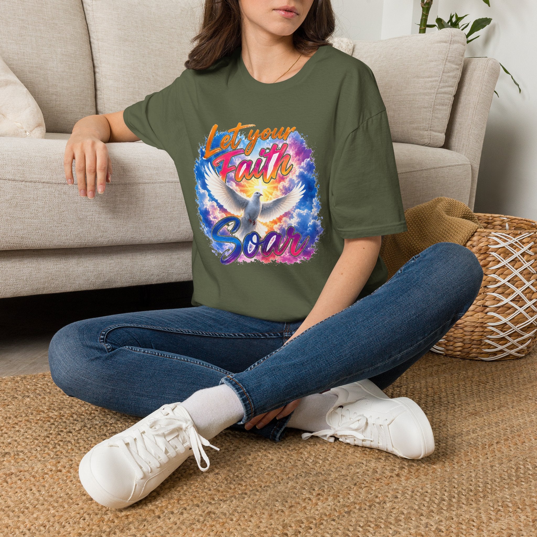 Surfer Van Sunset T-Shirt — Retro Beach Palm Tree Surfboard Design