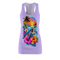 Sea Turtle Racerback Dress | Tropical Beach Dress | Ocean Lover Gift | Summer Vacation Dress