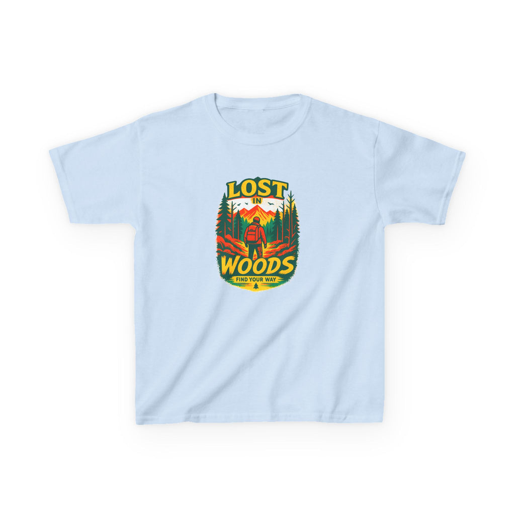 Kids Lost in Woods Shirt | Camping Adventure Tee | Nature Graphic T-Shirt