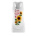 Sunflower "Live and Breathe" Racerback Dress — Floral Summer Sundress