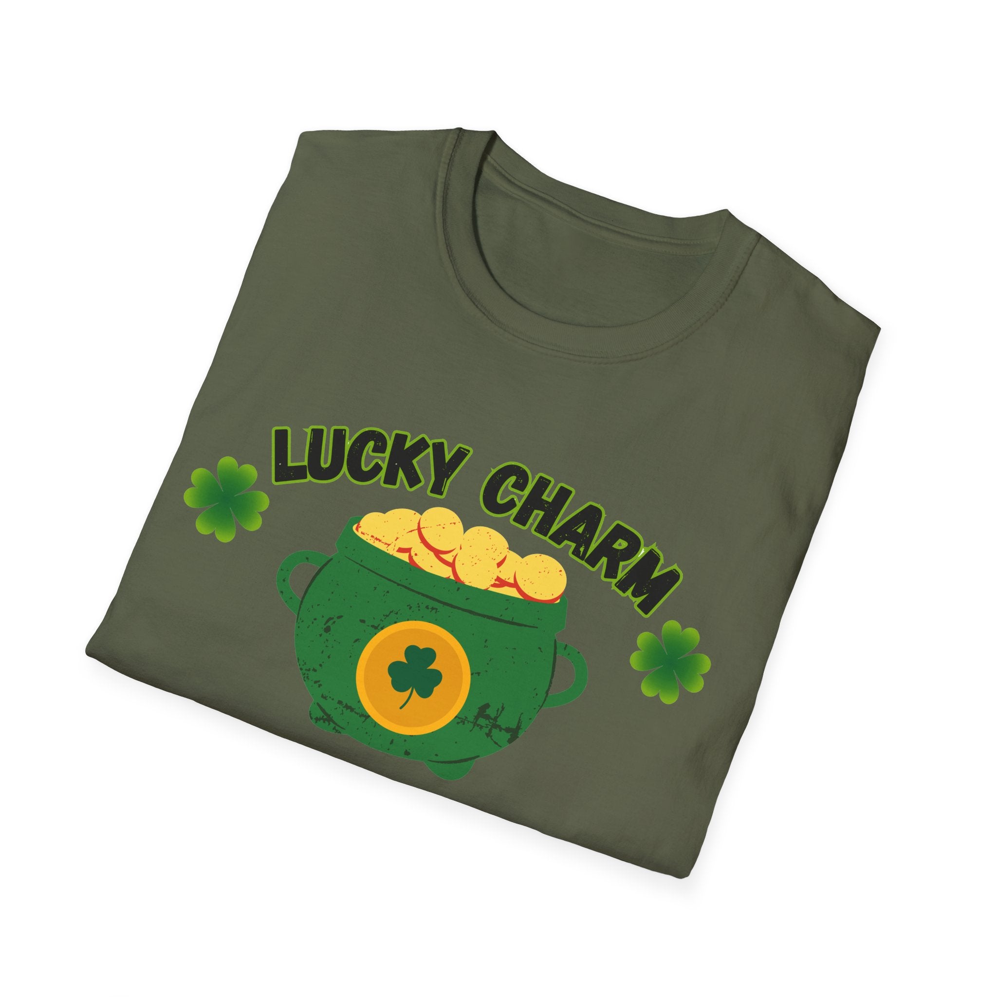 Lucky Charm T-Shirt — Pot of Gold & Shamrock St. Patrick's Day Tee