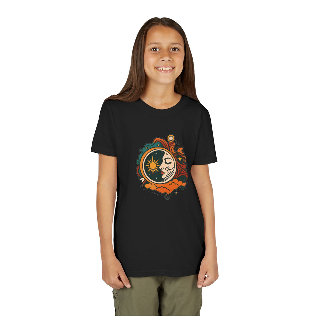 Youth Tee — Sun & Moon Yin Yang Kids Graphic T‑Shirt
