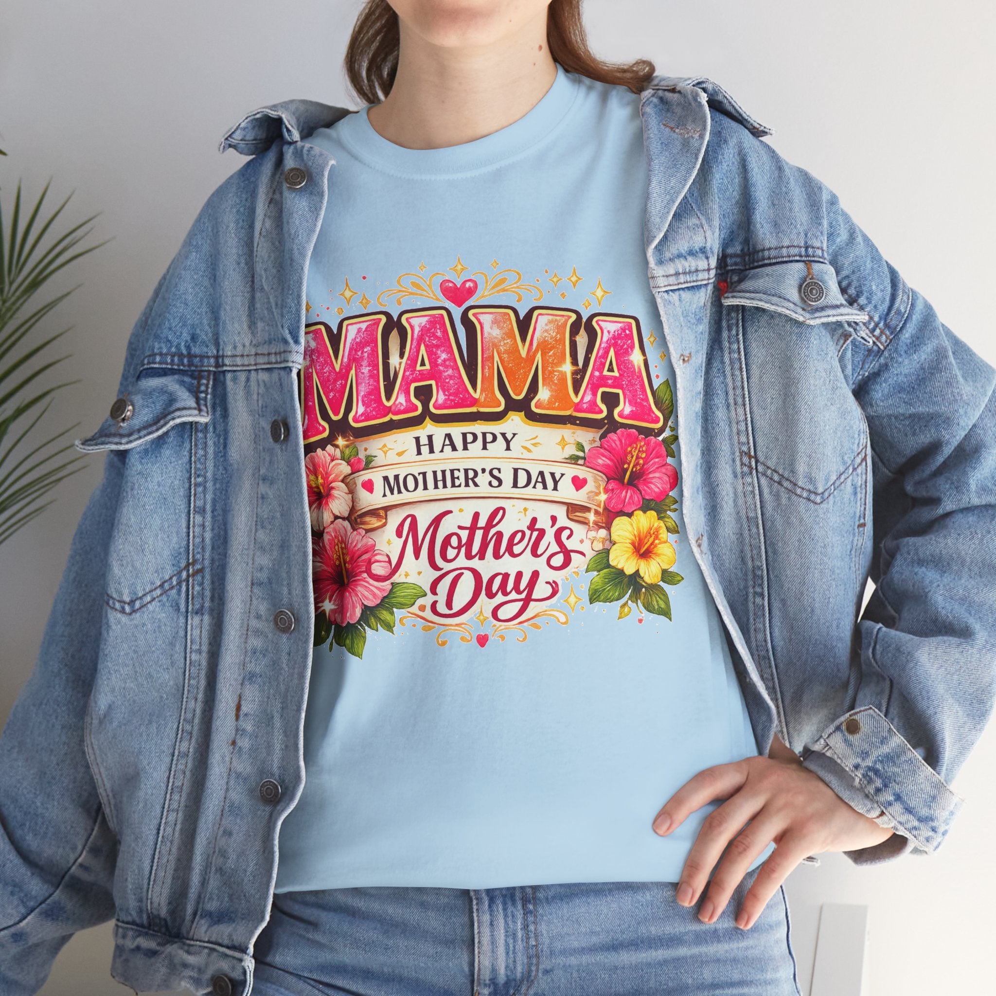 Mama Floral Shirt for Women, Mother's Day Gift for Mom, Cute Flower Graphic Tee, Mama Life T-Shirt, Birthday Gift for Mother, Mom Appreciation Gift