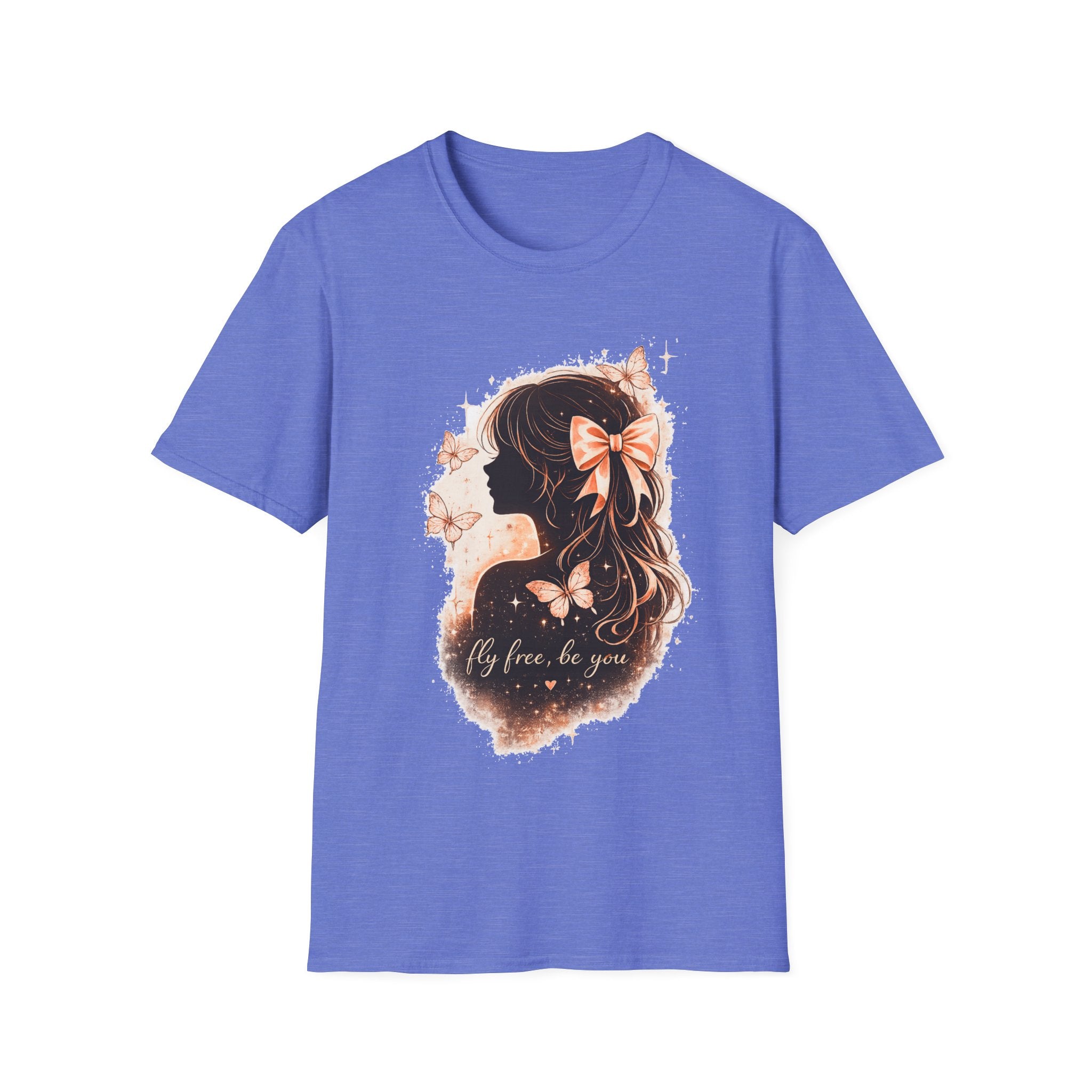 Coquette Butterfly Shirt, Feminine Aesthetic Tee, Soft Girl T-Shirt, Bow Graphic Tee, Cute Butterfly Shirt for Women, Trendy Pinterest Style