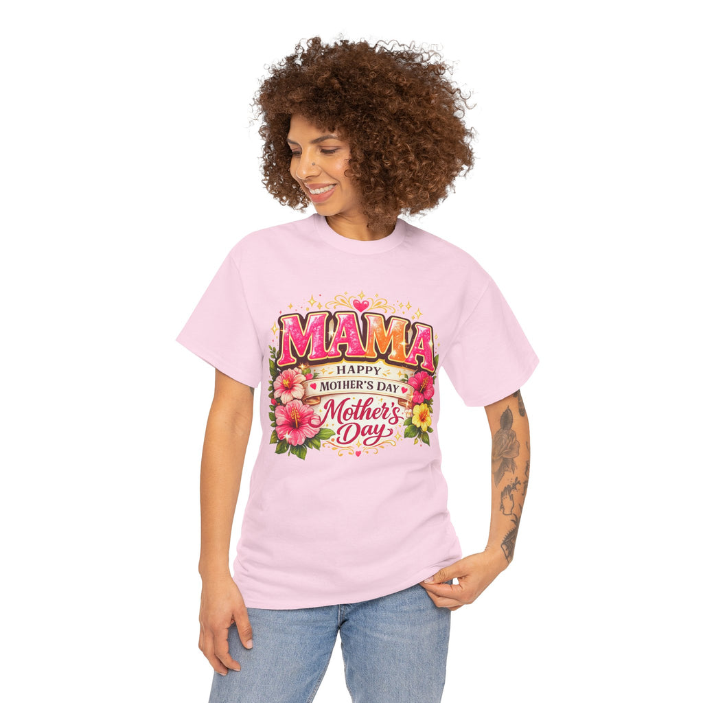 Mama Floral Shirt for Women, Mother's Day Gift for Mom, Cute Flower Graphic Tee, Mama Life T-Shirt, Birthday Gift for Mother, Mom Appreciation Gift