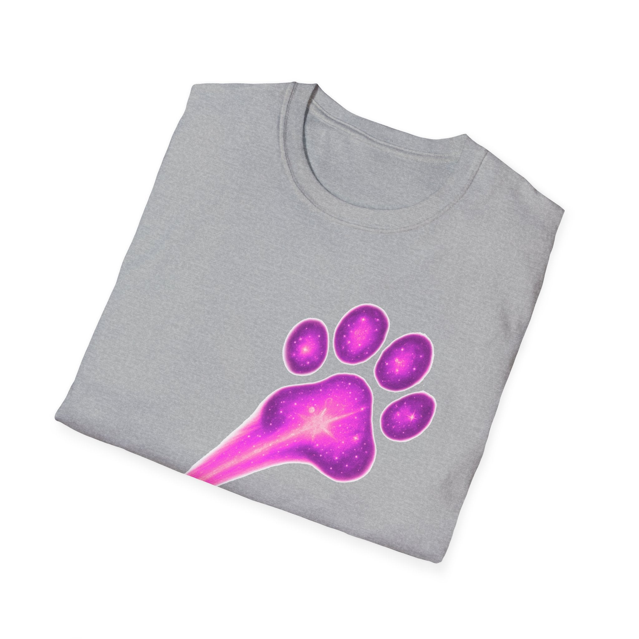 Pink Paw Print T-Shirt, Cute Dog Lover Tee, Aesthetic Animal Shirt, Gift for Pet Lovers