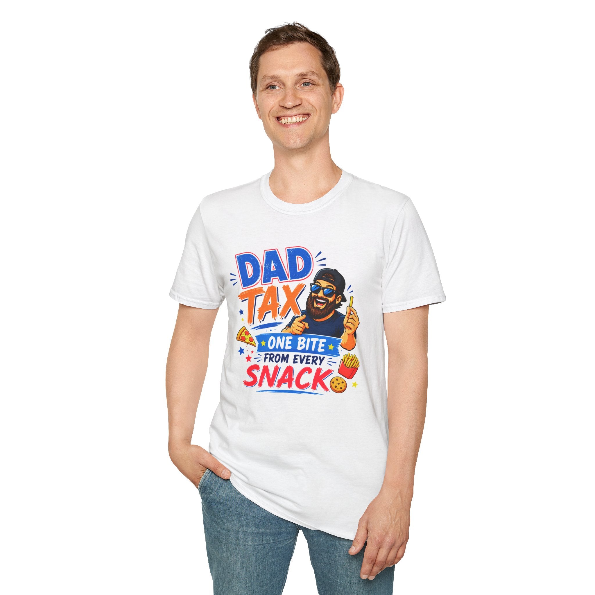 Funny Dad Tax Shirt, One Bite From Every Snack T-Shirt, Dad Joke Tee, Gift for Dad, Daddy Shirt, Father's Day Gift, Food Lover Dad Tee