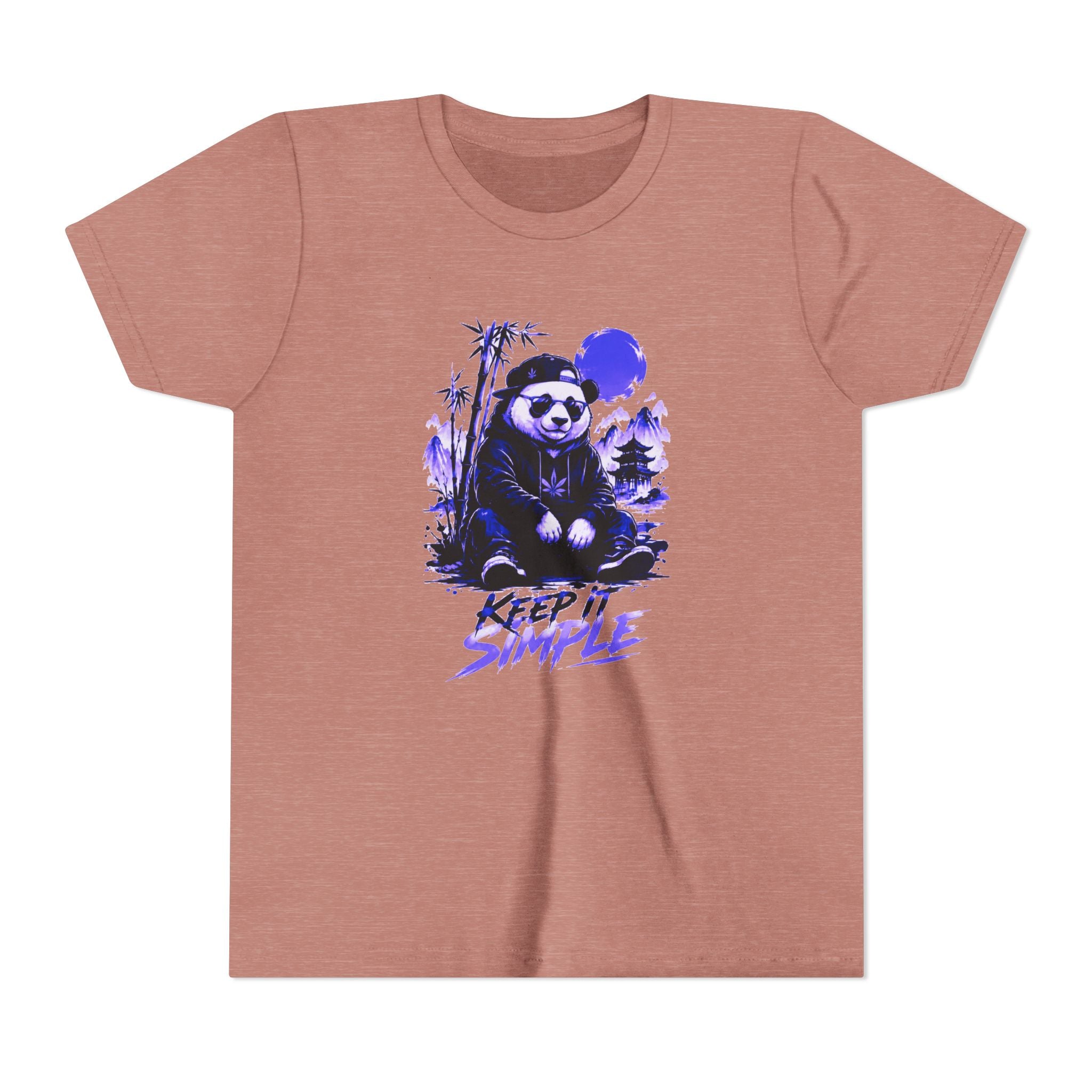 Youth Tee — 'Keep It Simple' Panda Graphic