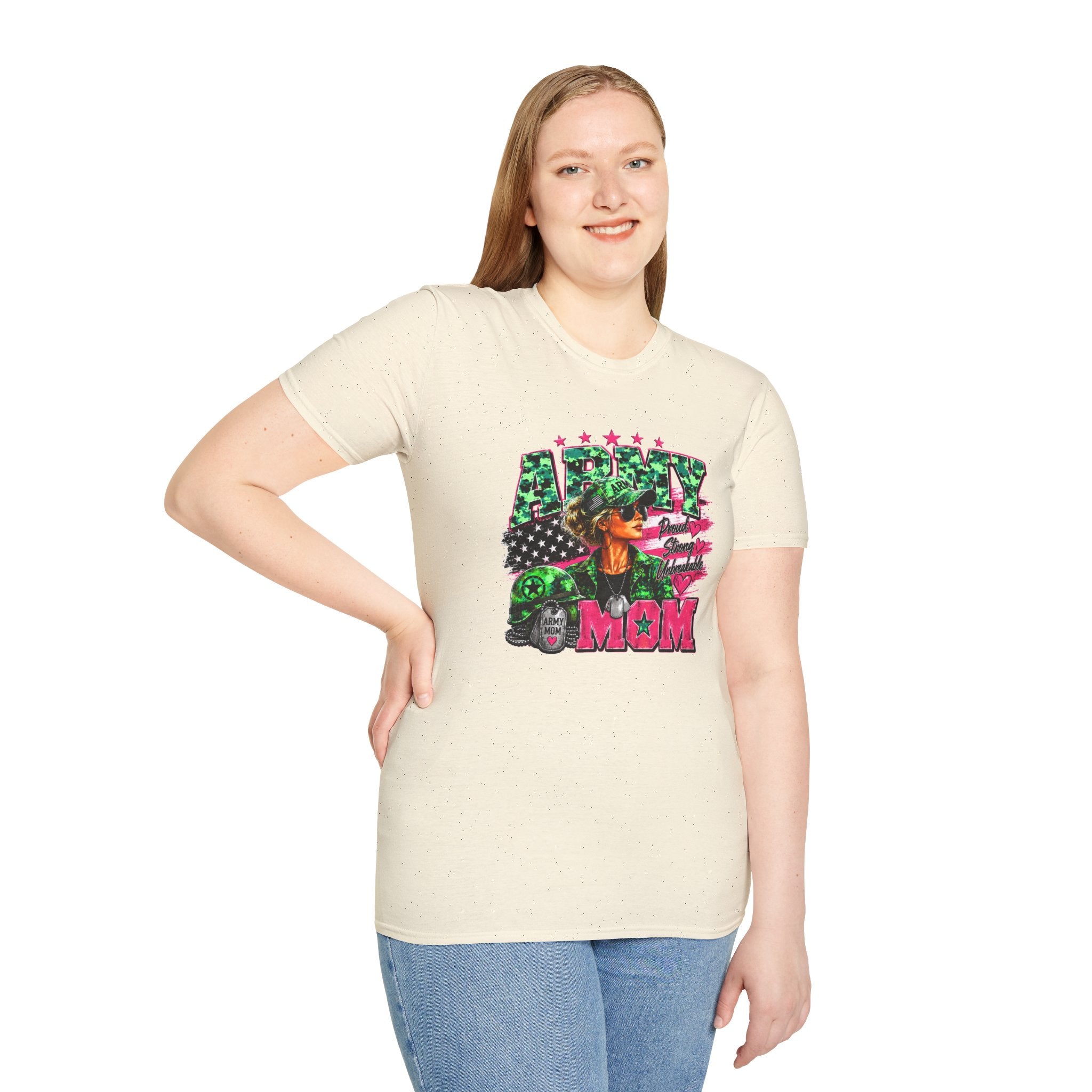 Army Mom Shirt, Military Mom T-Shirt, Army Proud Shirt, Patriotic Mom Gift, Veteran Mom Gift