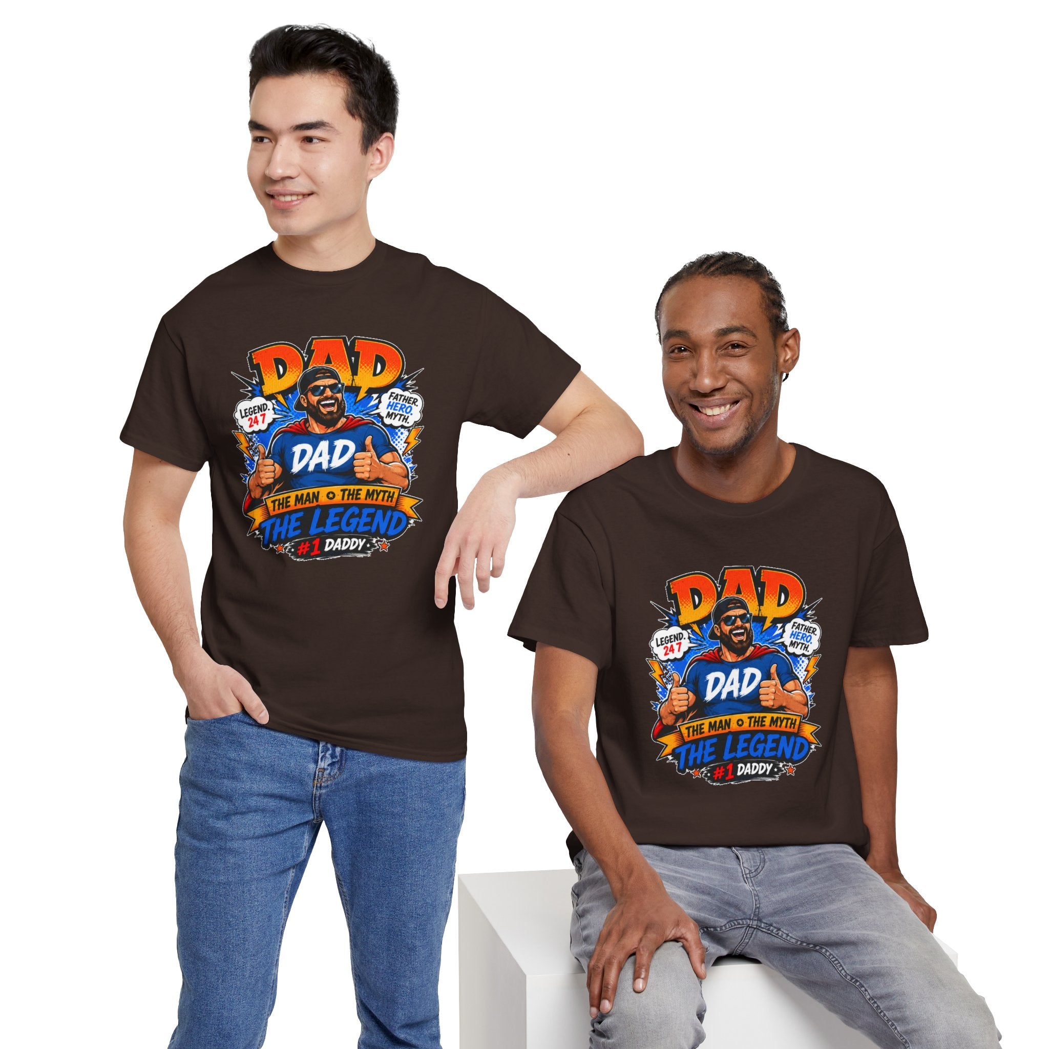 Funny Dad Shirt, Dad The Legend Tee, Father's Day Gift for Dad, Cool Dad Graphic T-Shirt, Best Dad Ever Shirt, Dad Gift