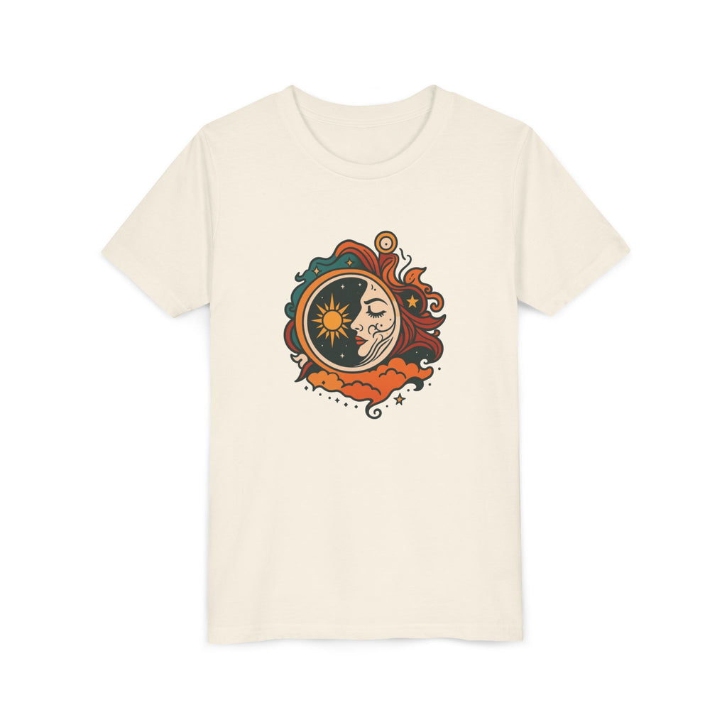 Youth Tee — Sun & Moon Yin Yang Kids Graphic T‑Shirt