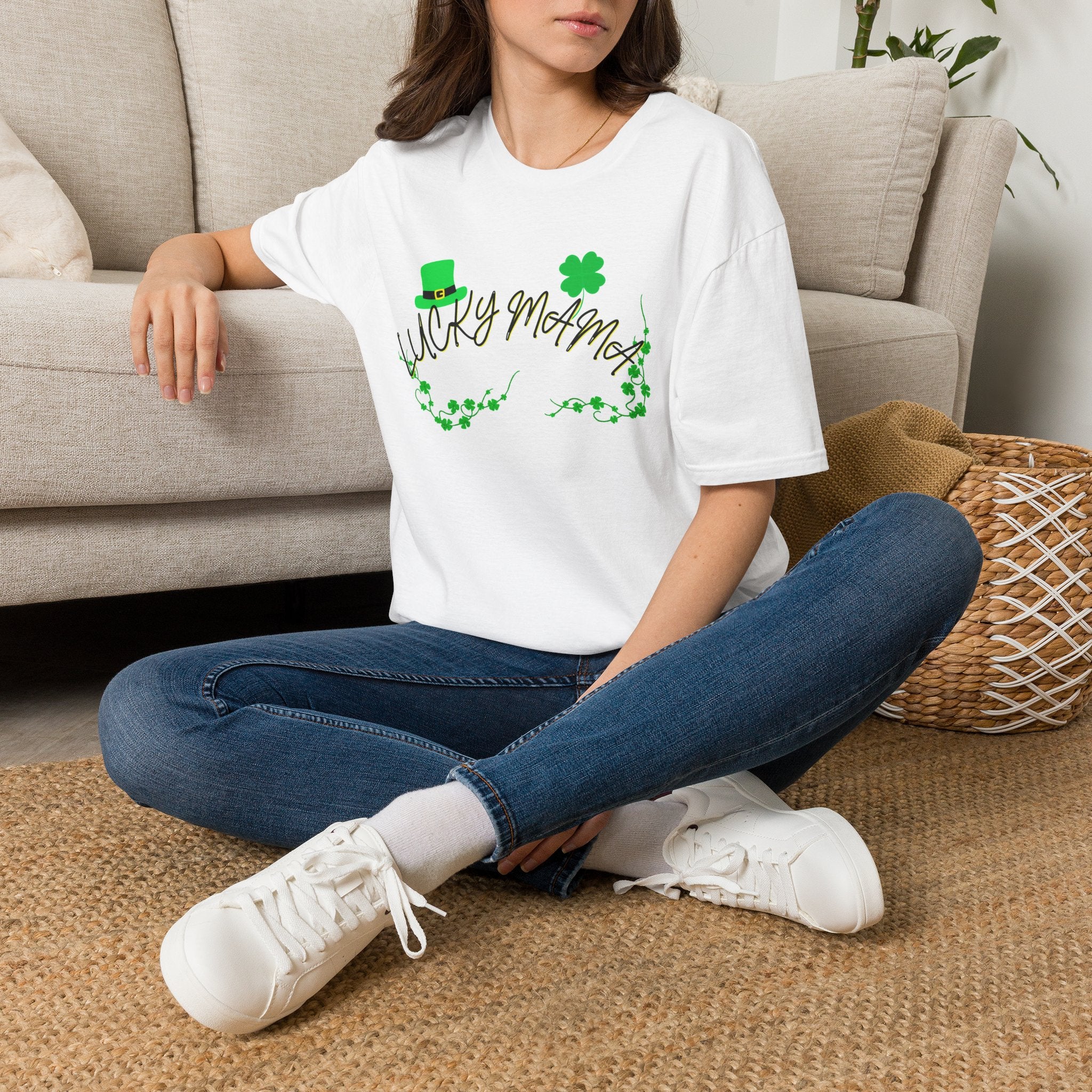 Lucky Mama T-Shirt — St. Patrick’s Day Shamrock Tee for Moms