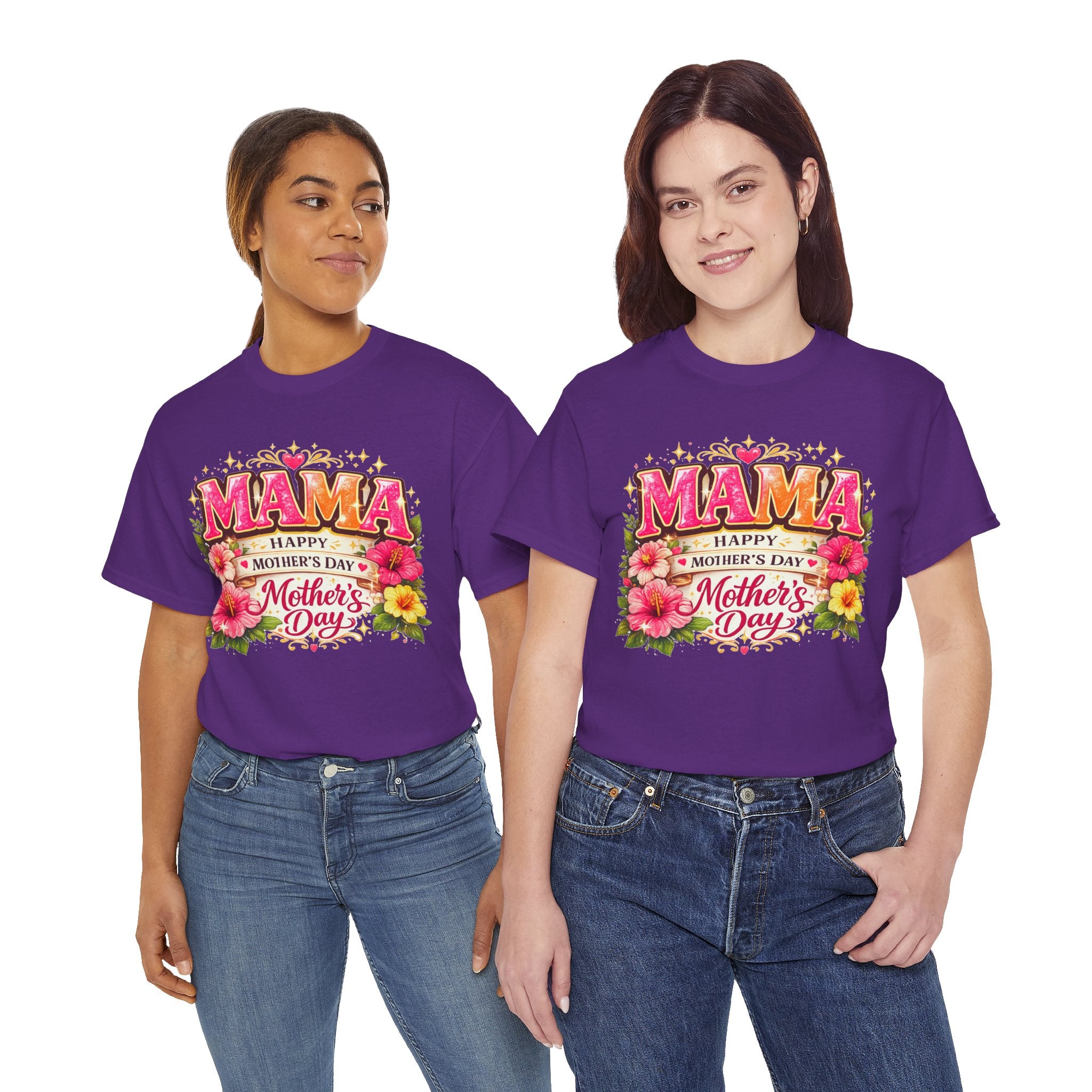 Mama Floral Shirt for Women, Mother's Day Gift for Mom, Cute Flower Graphic Tee, Mama Life T-Shirt, Birthday Gift for Mother, Mom Appreciation Gift