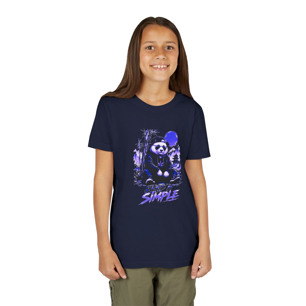 Youth Tee — 'Keep It Simple' Panda Graphic