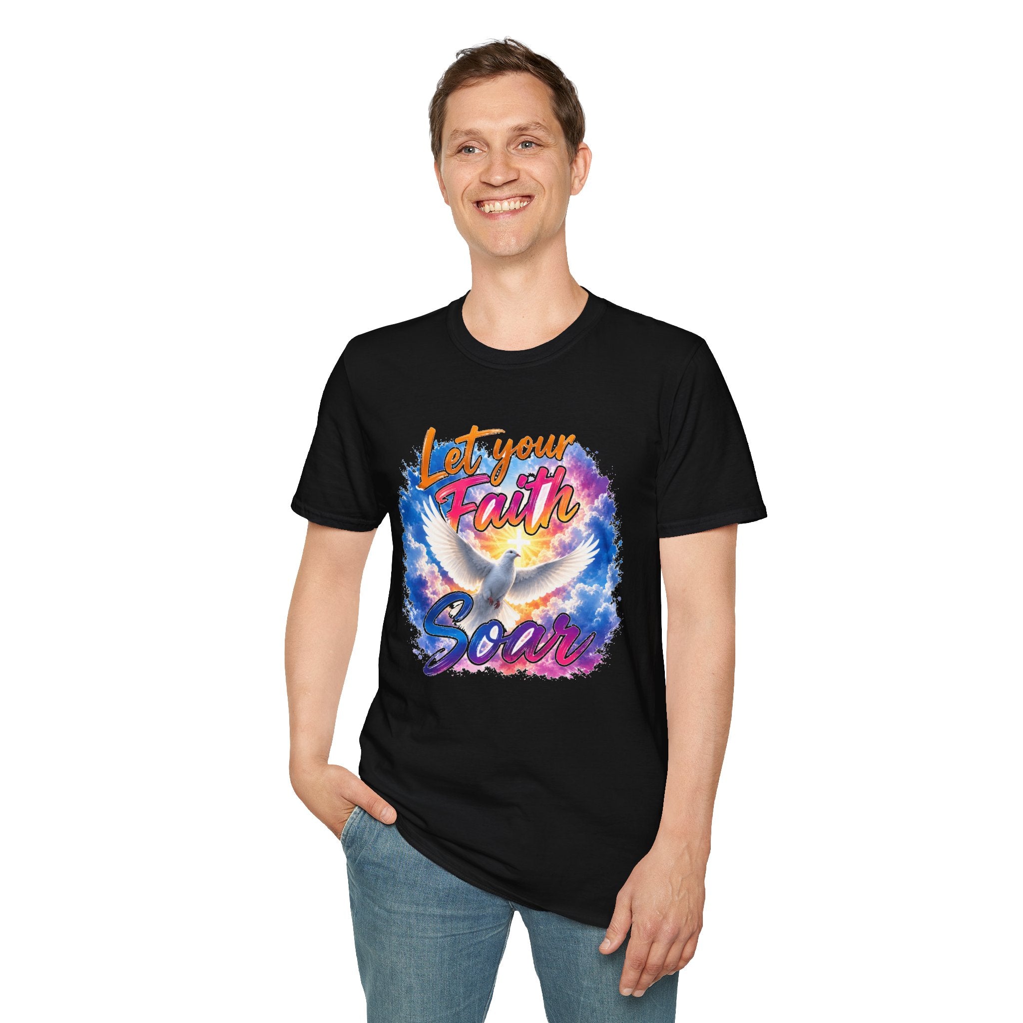 Surfer Van Sunset T-Shirt — Retro Beach Palm Tree Surfboard Design