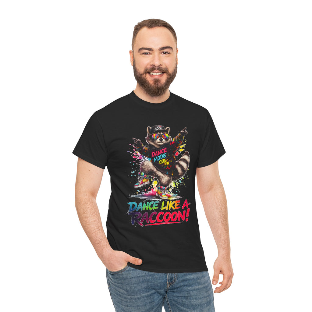 Dance Like a Raccoon T-Shirt — Cute Retro Raccoon Dance Graphic Tee